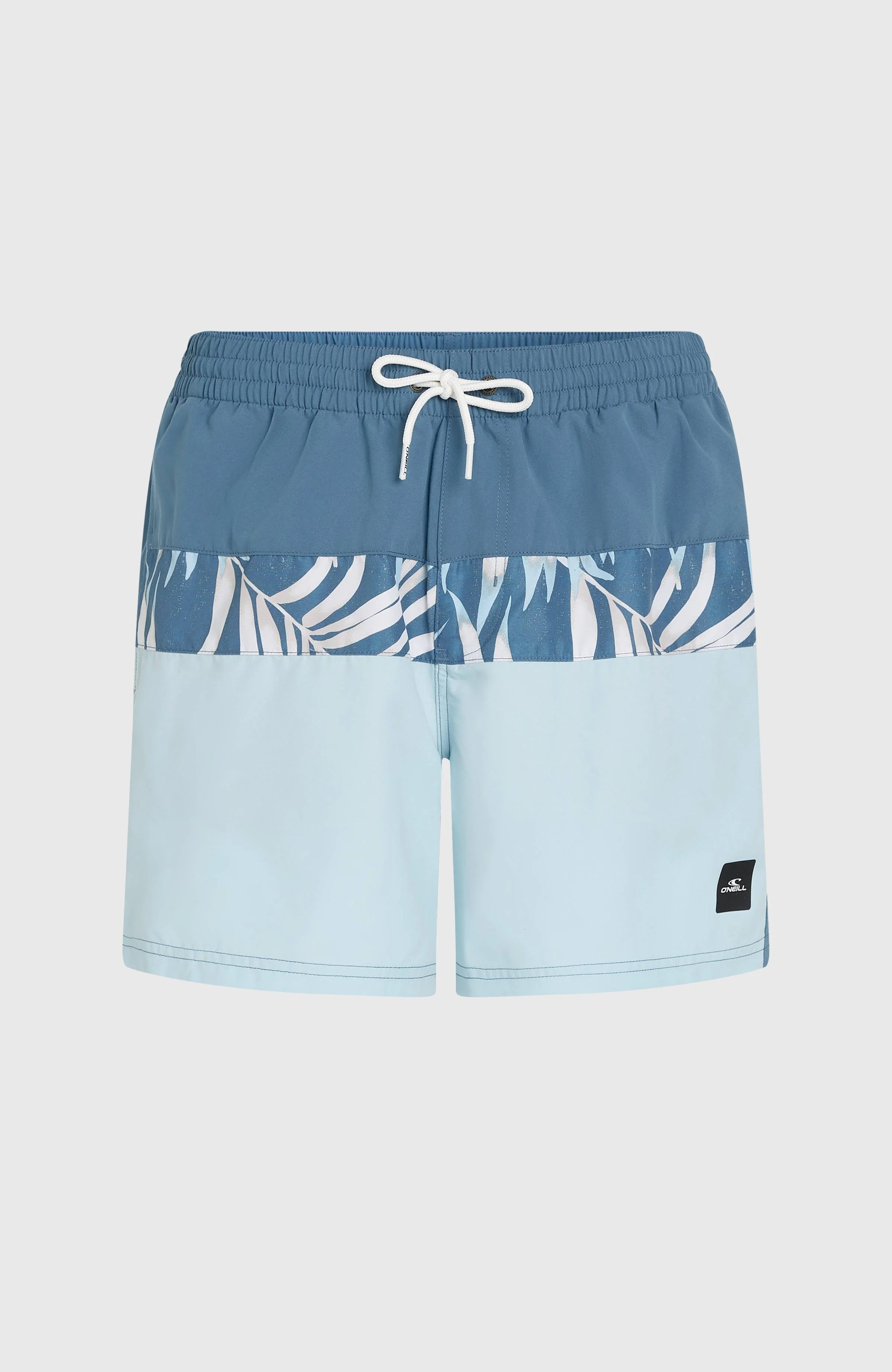 Cali Block 15'' Swim Shorts | Blue Dipped Leaves - Image 5