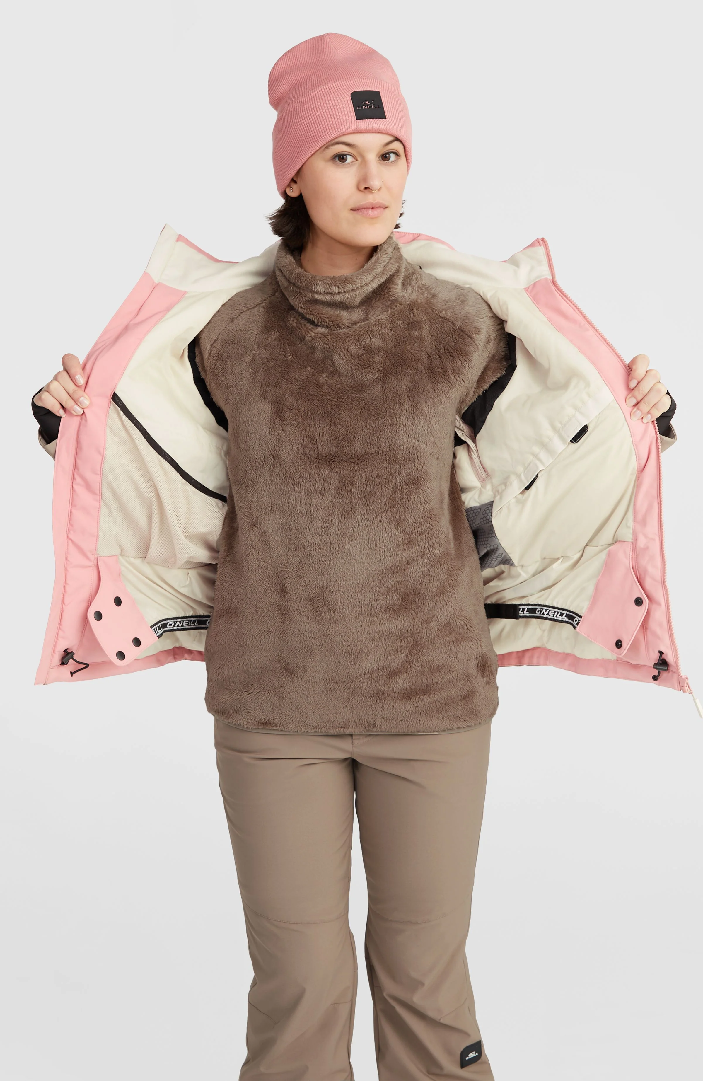 Carbonite Snow Jacket | Genuine Pink Colour Block - Image 3