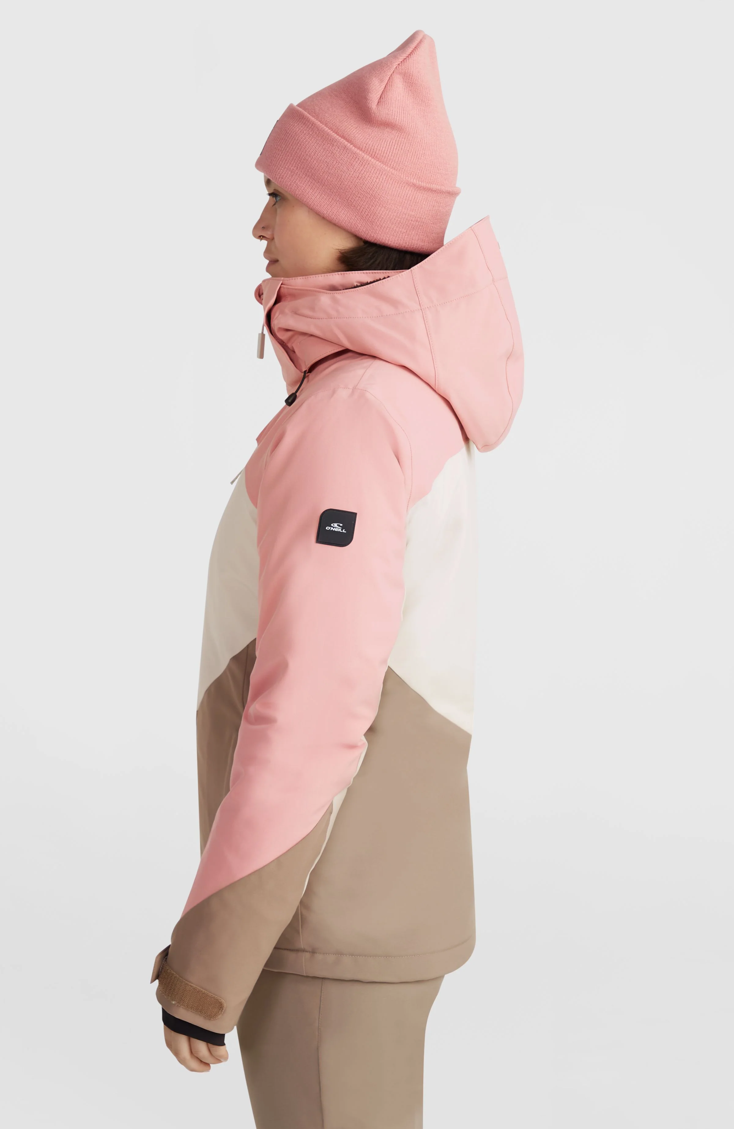 Carbonite Snow Jacket | Genuine Pink Colour Block - Image 4