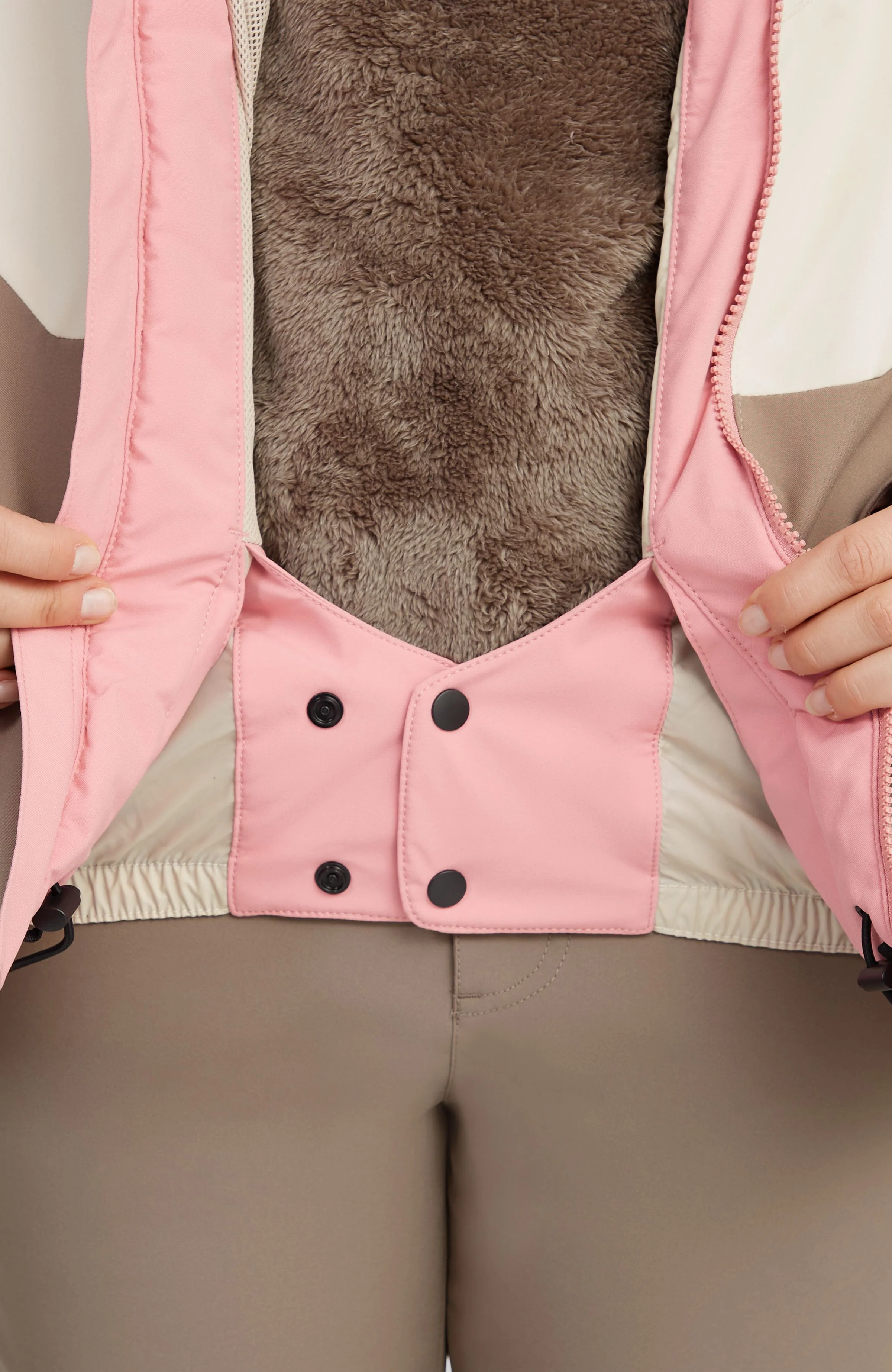 Carbonite Snow Jacket | Genuine Pink Colour Block - Image 5