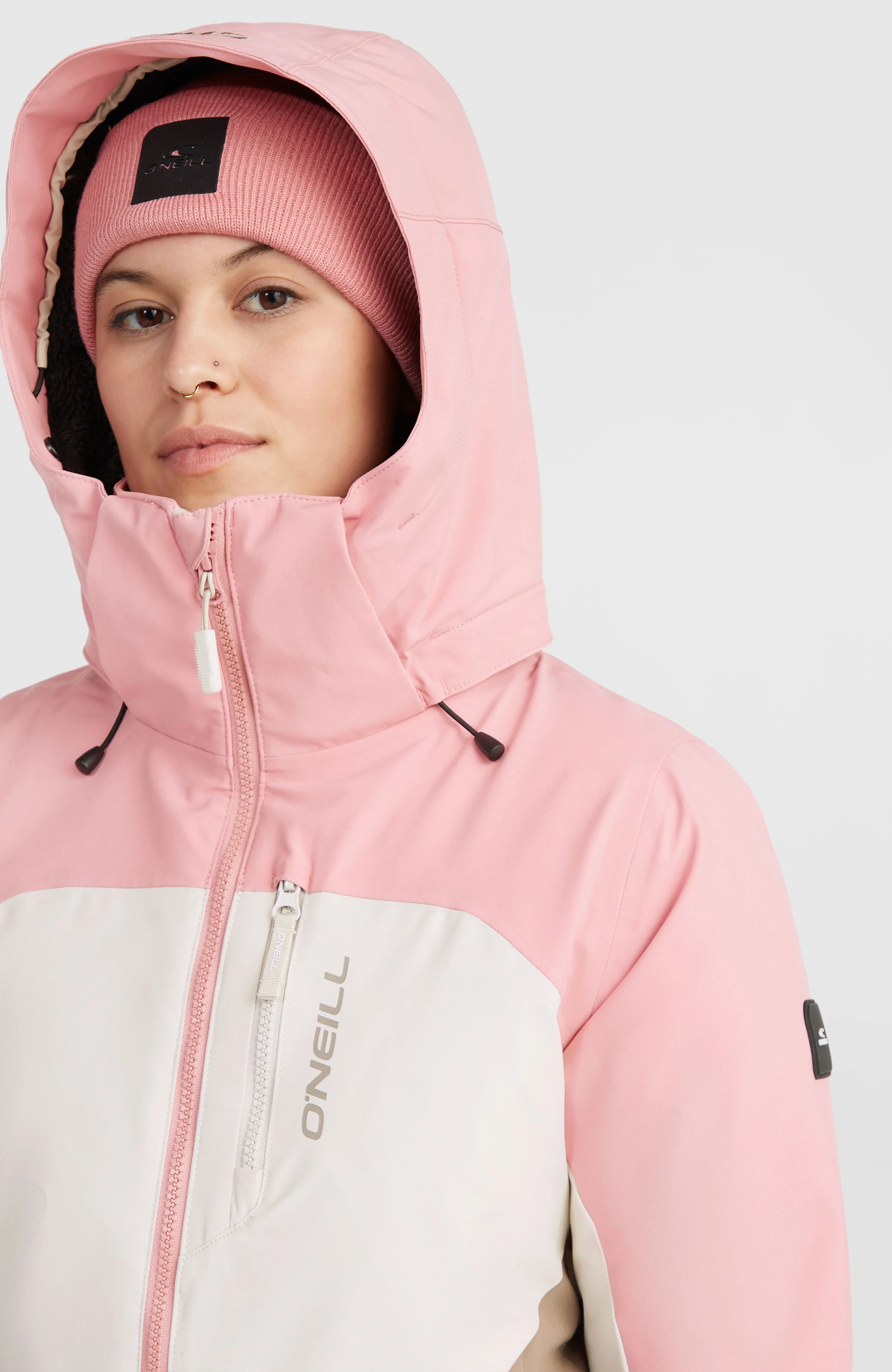 Carbonite Snow Jacket | Genuine Pink Colour Block - Image 6