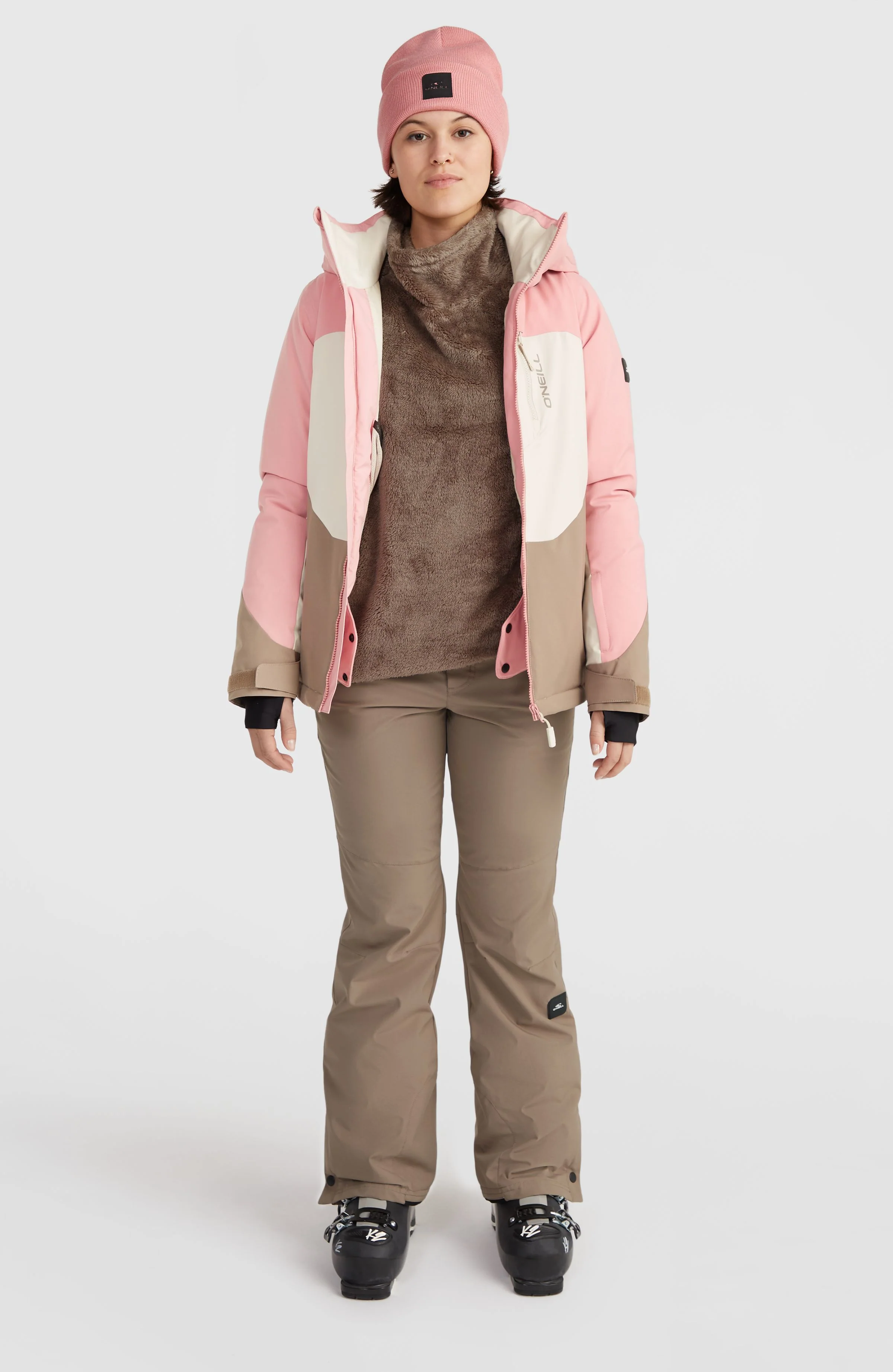 Carbonite Snow Jacket | Genuine Pink Colour Block - Image 8