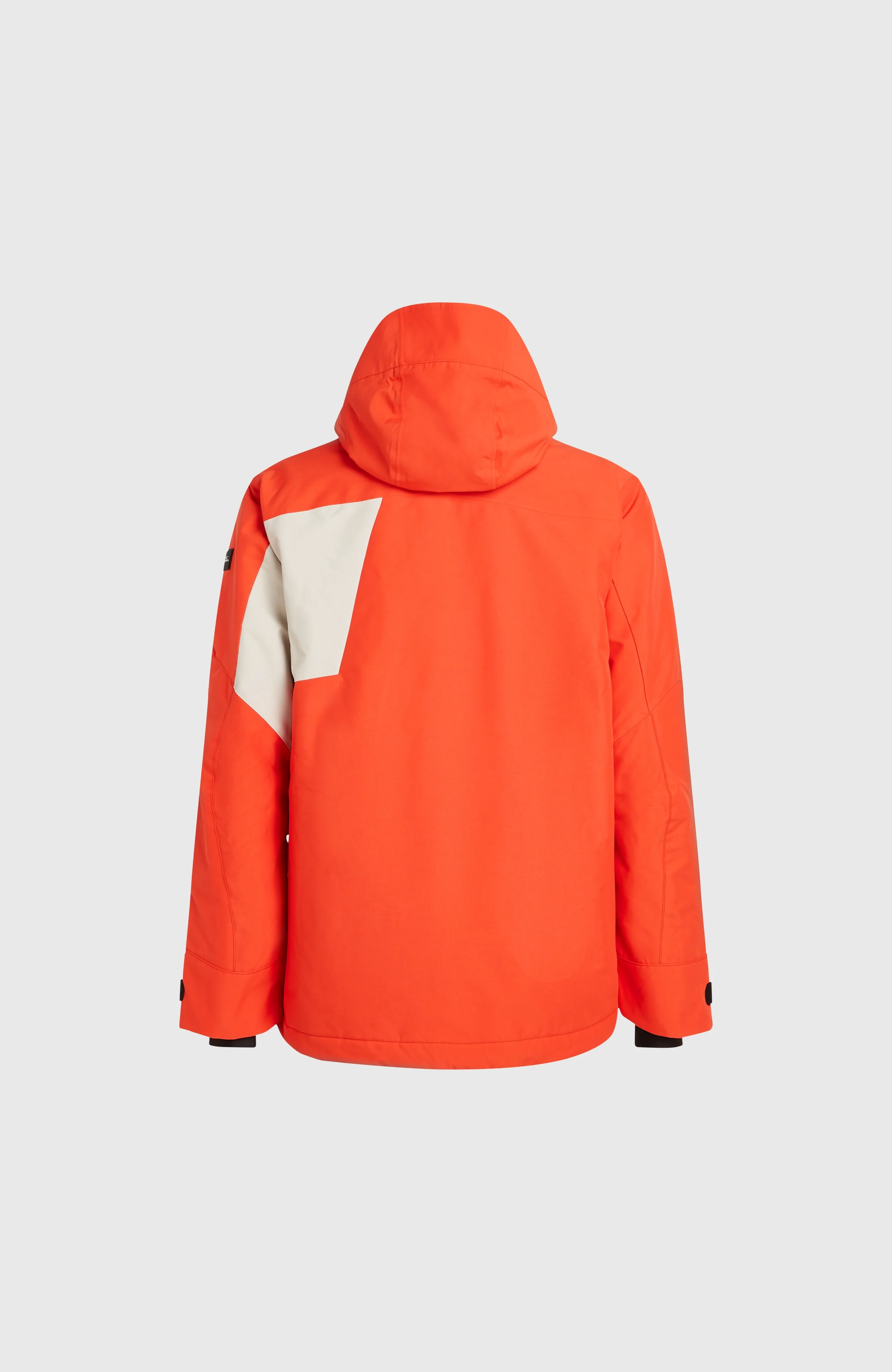 Hammer Block Snow Jacket | Paprika Flame Colour Block - Image 11
