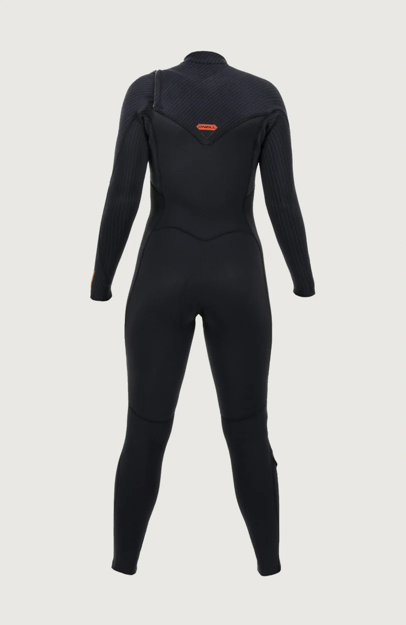 Hyperfreak Plus 3/2mm Chest Zip Full Wetsuit | BLACK/BLACK - Image 7