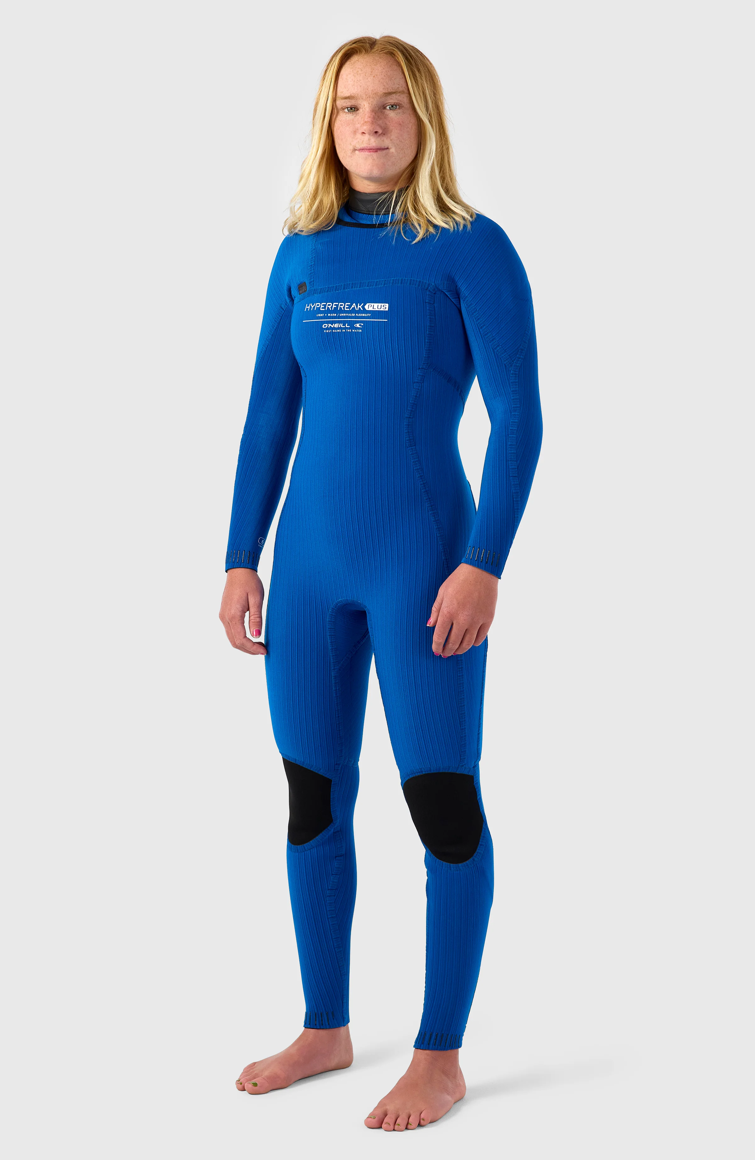 Hyperfreak Plus 4/3mm Chest Zip Full Wetsuit | BLACK/BLACK - Image 3
