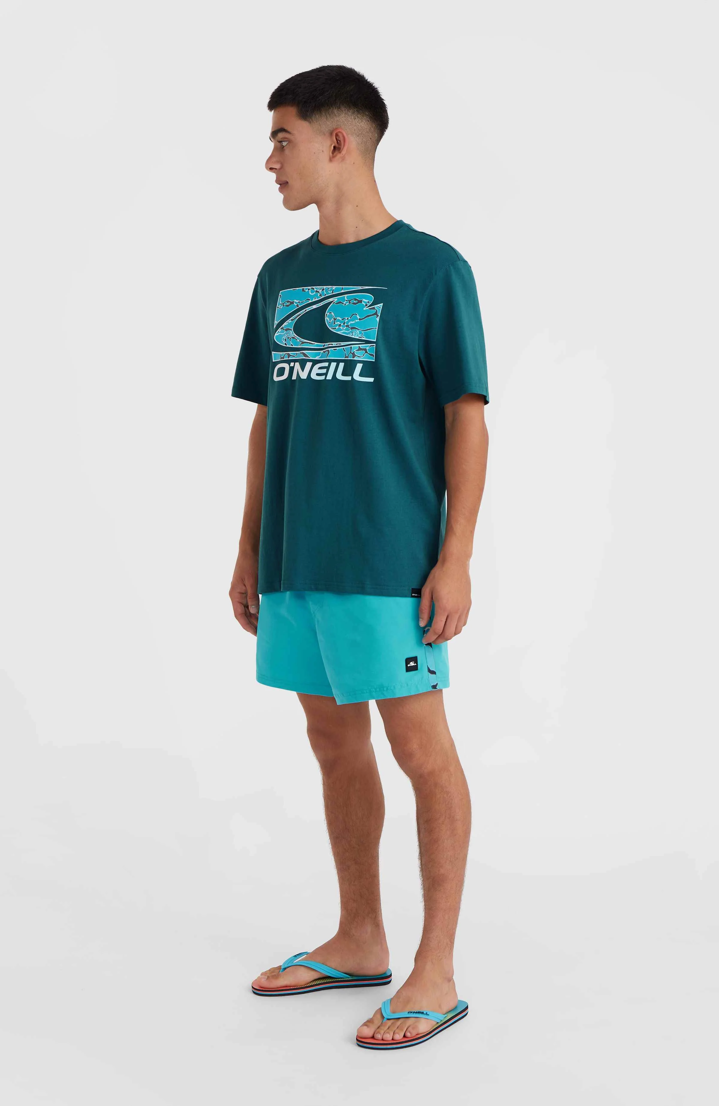 Jack O'Neill Vert 14'' Swim Shorts | Neon Blue - Image 4
