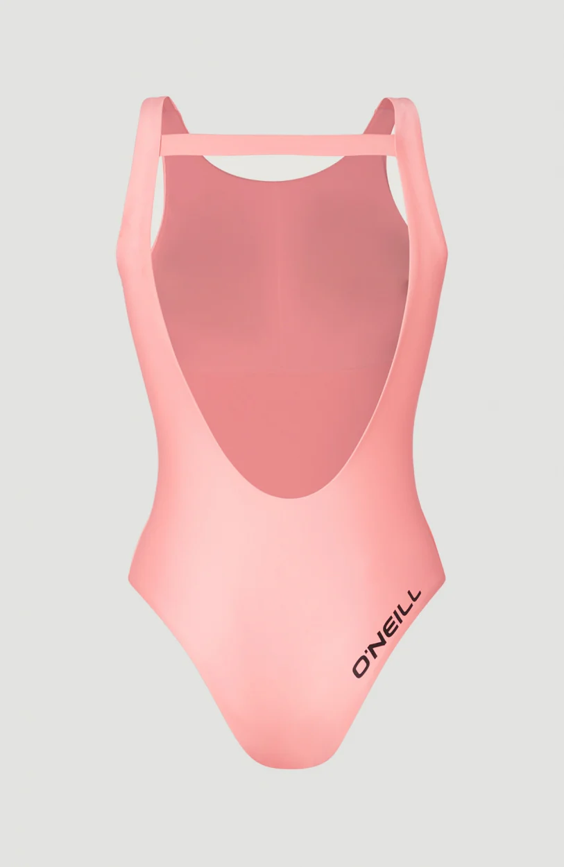 Logo High Neck Swimsuit | Crystal Rose - Image 4