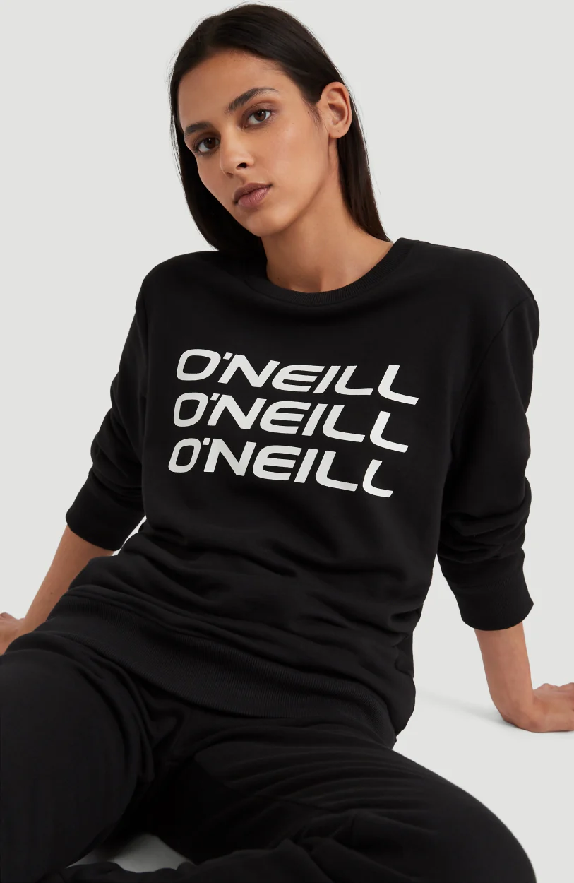 O'Neill Triple Stack Crew Sweatshirt | BlackOut - A - Image 4
