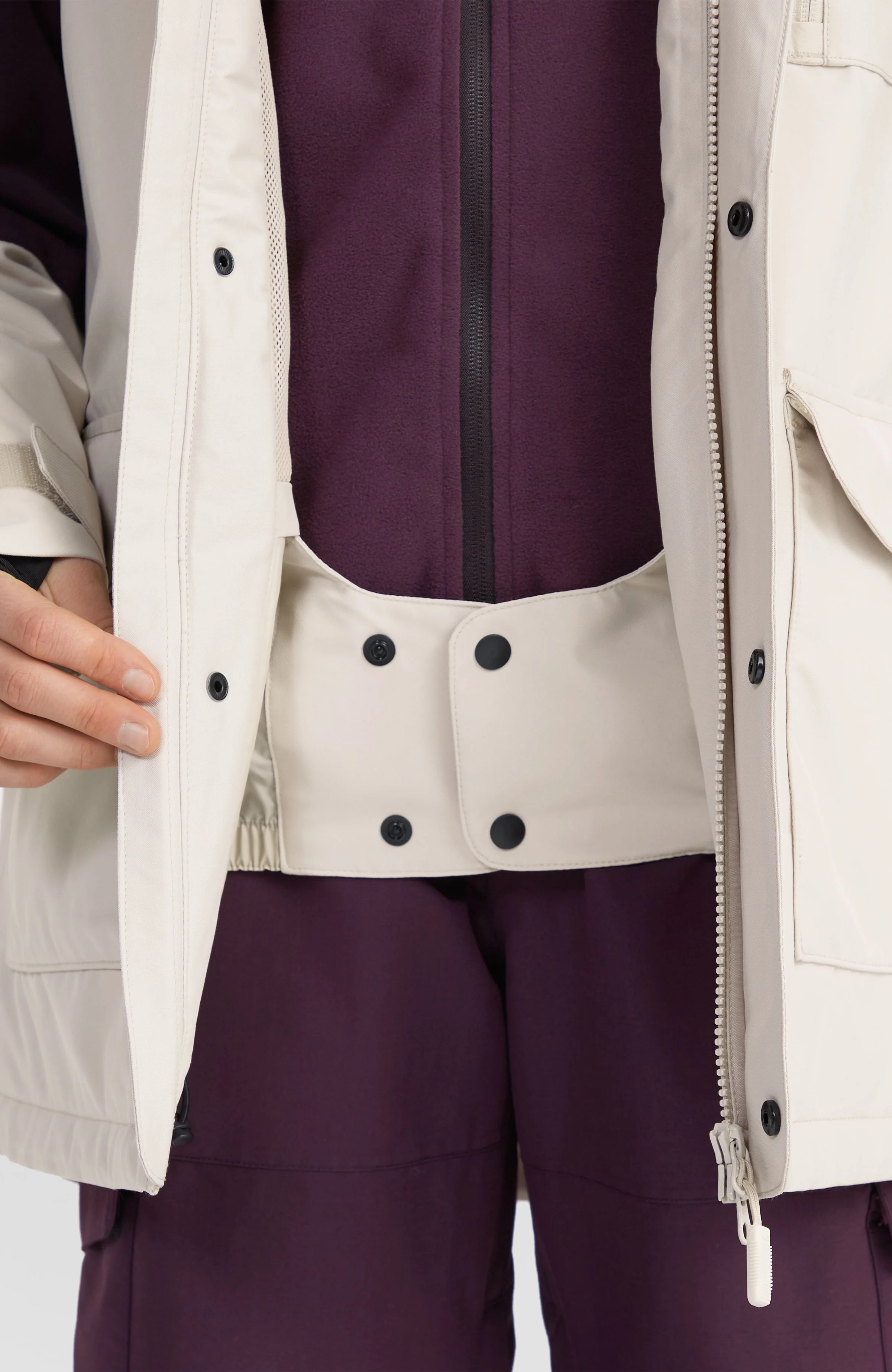 Utility Hybrid Snow Jacket | Atmosphere Colour Block - Image 5