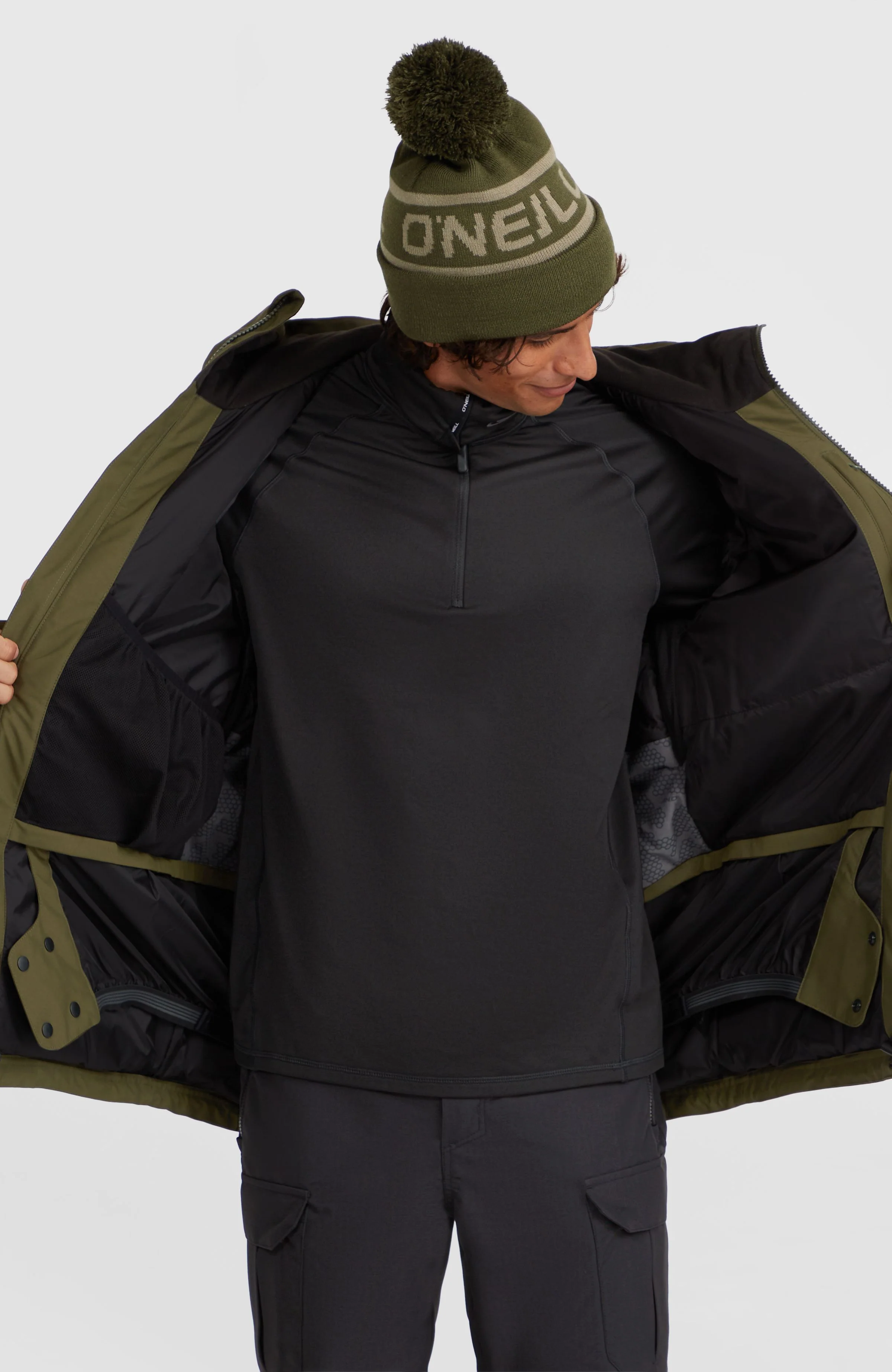 Utility Hybrid Snow Jacket | Forest Night - Image 4